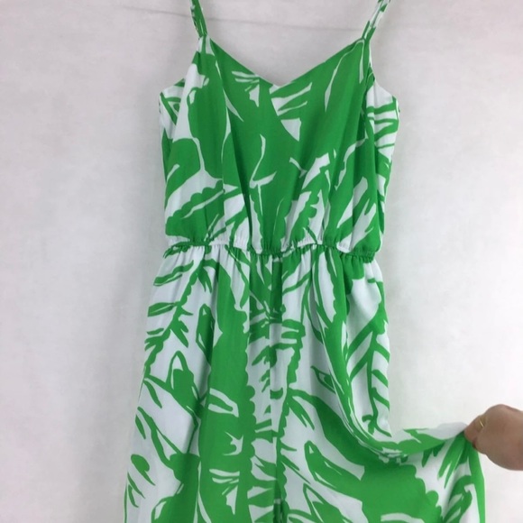 SOLD! SOLD! Lilly Pulitzer For Target Boom Boom Green Palm Jumpsuit - Picture 4 of 9